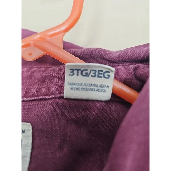 Red Head Men's Red Short Sleev Denim Shirt Casual Button-Up Western Style Sz 3xl - Picture 13 of 13